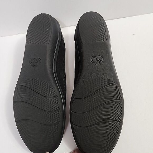 Cloudsteppers By Clarks Shoes Womens 6M  Breeze Ayla Ballet Flat Black Slip On - Picture 7 of 7